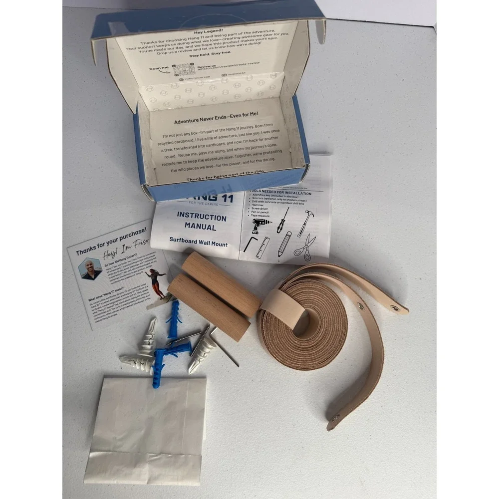 Hang 11 Surfboard Wall Mount – Display Your Board Like Art – New in Box